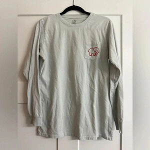 IVORY ELLA holiday wreath long sleeve t shirtt sz m